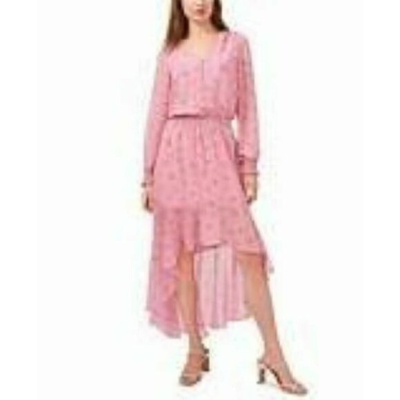 1. State Asymmetrical Long sleeves Floral Dress Womens. Size Small. NWT $119 - Picture 1 of 12